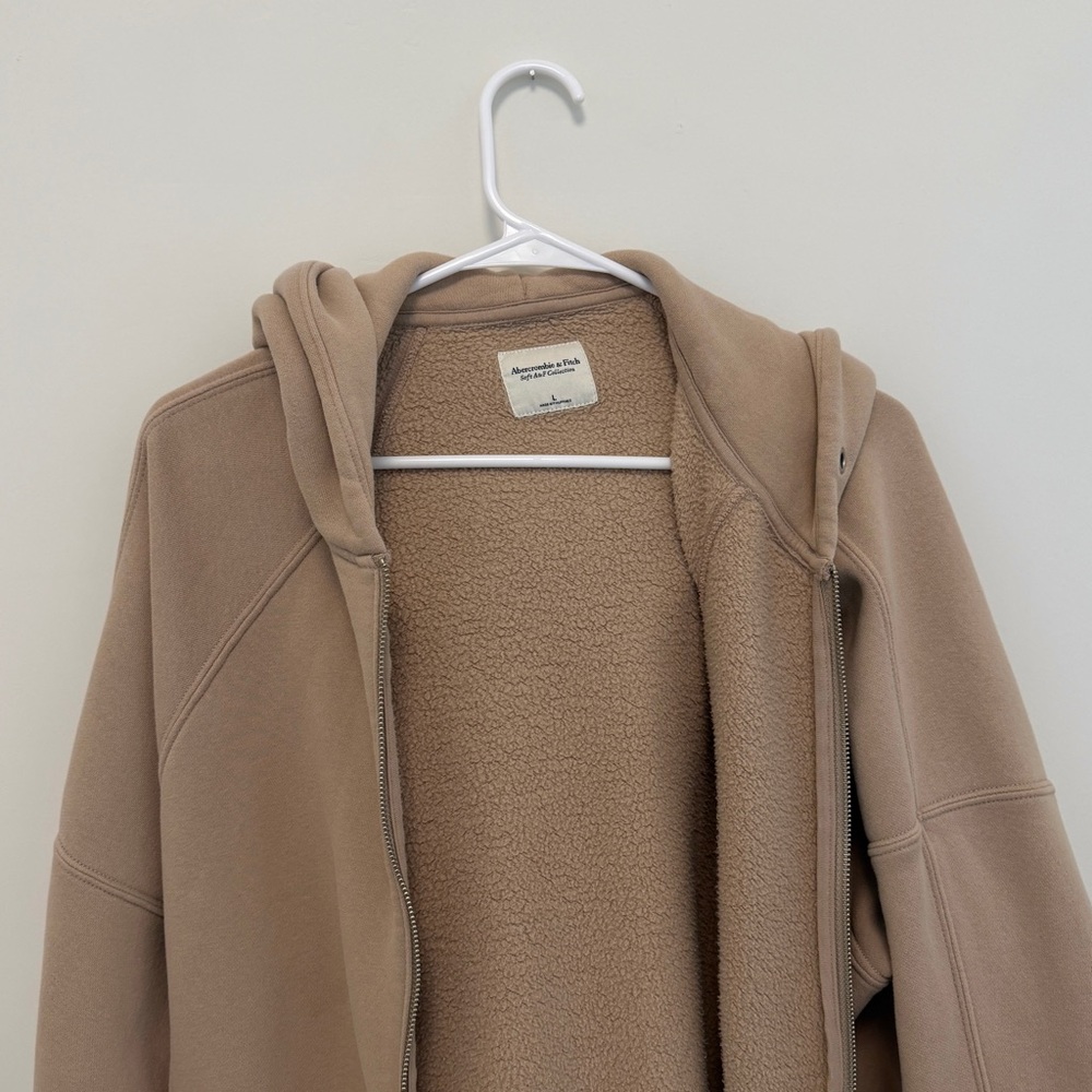 Abercrombie & Fitch Oversized Hooded Full-Zip